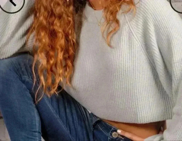 CROPPED SWEATER - Picture 1 of 3